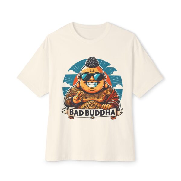 My Aura is Pissed. Bad Buddha Unisex Oversized Boxy Tee