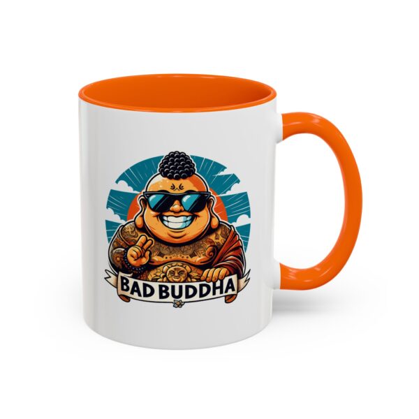 Sip Happens! Bad Buddha Accent Coffee Mug - Manifest That Shit