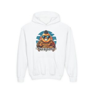 Kindness is Conditional: Bad Buddha Youth Heavy Blend Hooded Sweatshirt