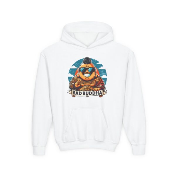 Kindness is Conditional: Bad Buddha Youth Heavy Blend Hooded Sweatshirt