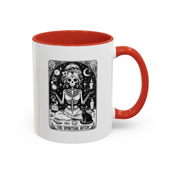 Tarot, Tea & Zero Tolerance - Spiritual B*tch Tarot Card Mug 11 oz