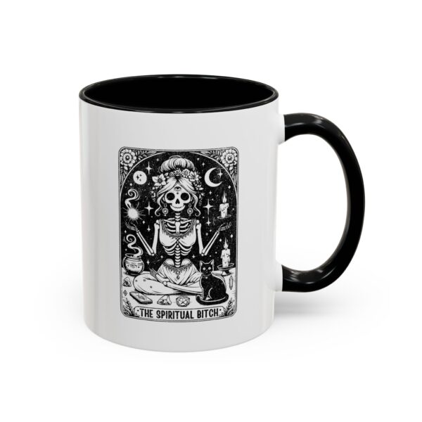 Tarot, Tea & Zero Tolerance - Spiritual B*tch Tarot Card Mug 11 oz