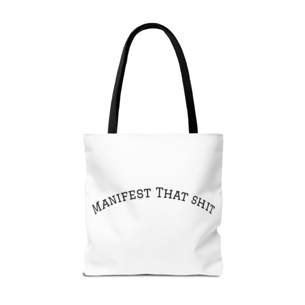 Totes Chaotic. Manifest That Shit - Tote Bag (AOP) Bad Buddha
