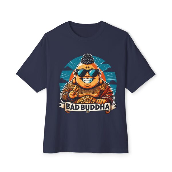 My Aura is Pissed. Bad Buddha Unisex Oversized Boxy Tee