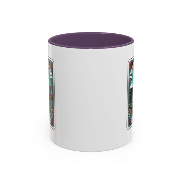 Hot Coffee, Cold Cases - True Crime Junkie Tarot Card Mug 11 oz