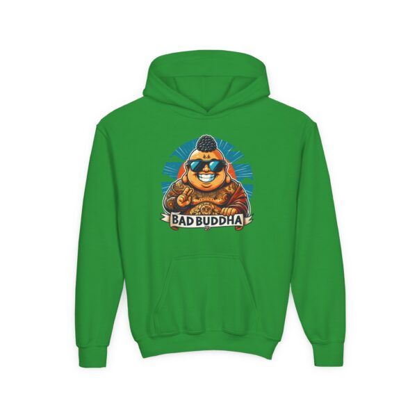 Kindness is Conditional: Bad Buddha Youth Heavy Blend Hooded Sweatshirt