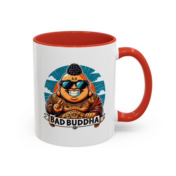 Sip Happens! Bad Buddha Accent Coffee Mug - Manifest That Shit