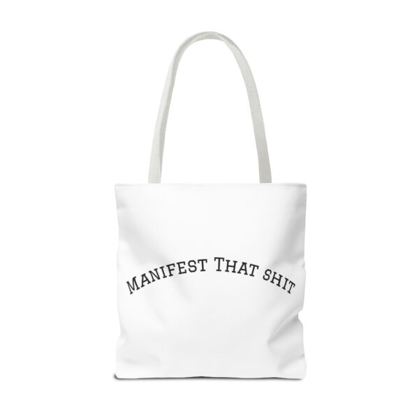 Totes Chaotic. Manifest That Shit - Tote Bag (AOP) Bad Buddha