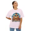 My Aura is Pissed. Bad Buddha Unisex Oversized Boxy Tee
