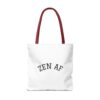 Emotional Baggage Handlers Tote Bag: Zen AF and Bad Buddha logo
