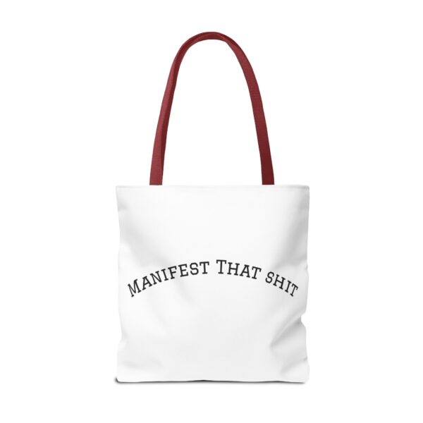 Totes Chaotic. Manifest That Shit - Tote Bag (AOP) Bad Buddha