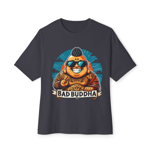 My Aura is Pissed. Bad Buddha Unisex Oversized Boxy Tee