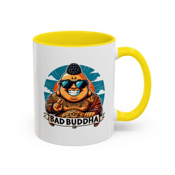 Sip Happens! Bad Buddha Accent Coffee Mug - Manifest That Shit