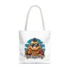 Emotional Baggage Handlers Tote Bag: Zen AF and Bad Buddha logo