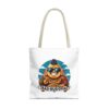 Emotional Baggage Handlers Tote Bag: Zen AF and Bad Buddha logo