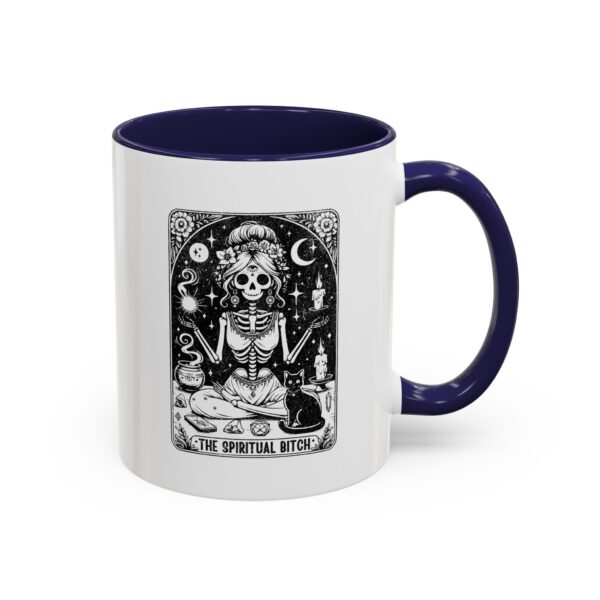 Tarot, Tea & Zero Tolerance - Spiritual B*tch Tarot Card Mug 11 oz