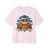 My Aura is Pissed. Bad Buddha Unisex Oversized Boxy Tee