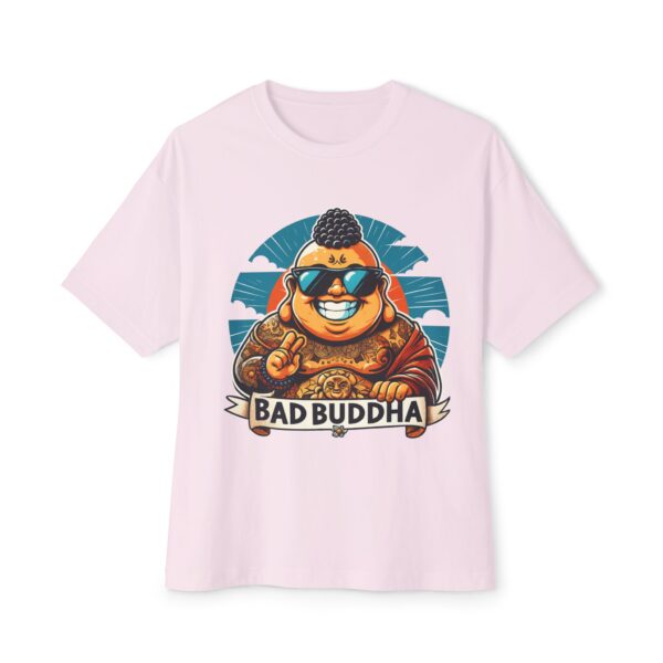 My Aura is Pissed. Bad Buddha Unisex Oversized Boxy Tee