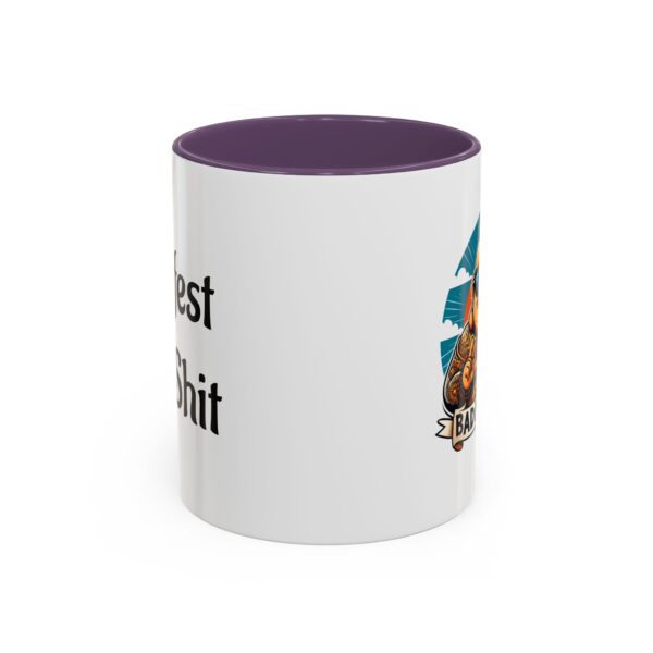 Sip Happens! Bad Buddha Accent Coffee Mug - Manifest That Shit