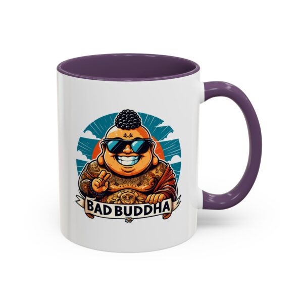 Sip Happens! Bad Buddha Accent Coffee Mug - Manifest That Shit