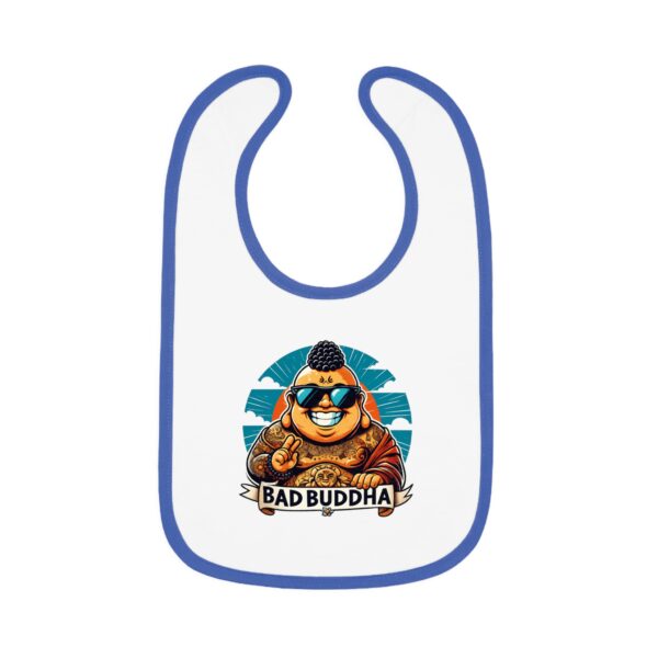 Inner Peace? I Just Want Pureed Peas. Bib with Bad Buddha Design