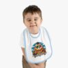 Inner Peace? I Just Want Pureed Peas. Bib with Bad Buddha Design