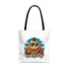 Emotional Baggage Handlers Tote Bag: Zen AF and Bad Buddha logo