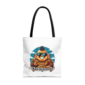 Totes Chaotic. Manifest That Shit - Tote Bag (AOP) Bad Buddha