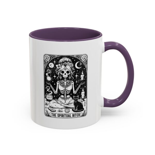 Tarot, Tea & Zero Tolerance - Spiritual B*tch Tarot Card Mug 11 oz