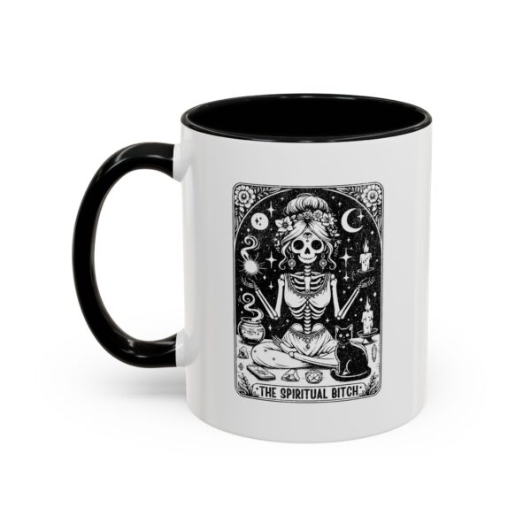 Tarot, Tea & Zero Tolerance - Spiritual B*tch Tarot Card Mug 11 oz