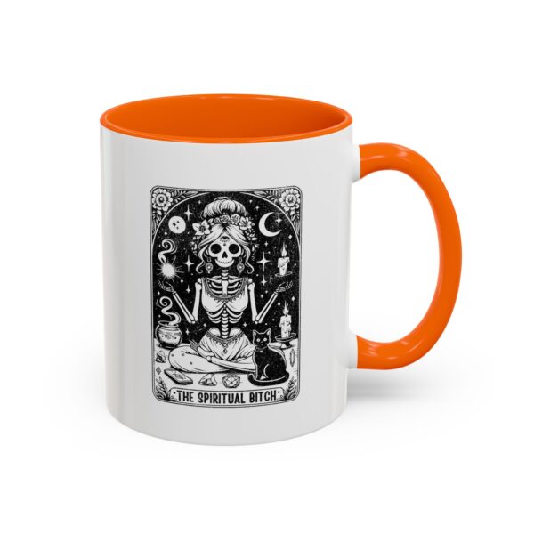 Tarot, Tea & Zero Tolerance - Spiritual B*tch Tarot Card Mug 11 oz
