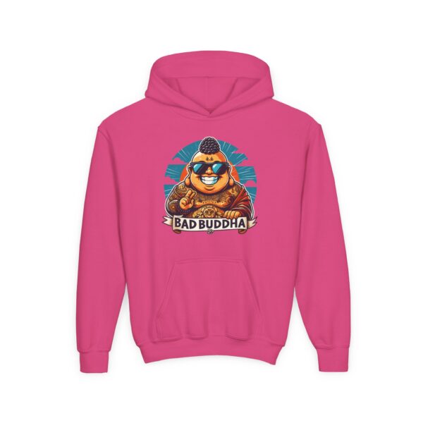 Kindness is Conditional: Bad Buddha Youth Heavy Blend Hooded Sweatshirt