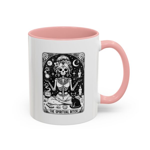 Tarot, Tea & Zero Tolerance - Spiritual B*tch Tarot Card Mug 11 oz