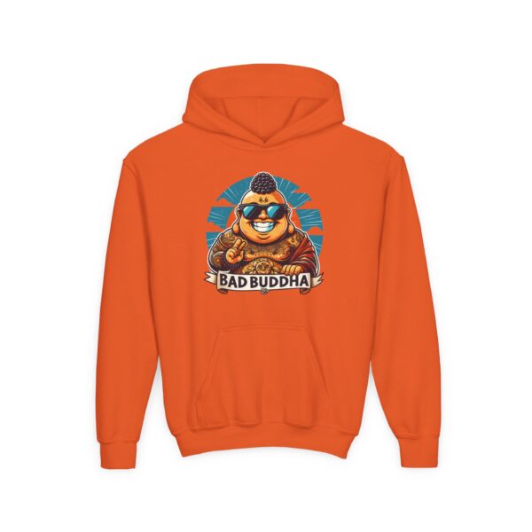 Kindness is Conditional: Bad Buddha Youth Heavy Blend Hooded Sweatshirt