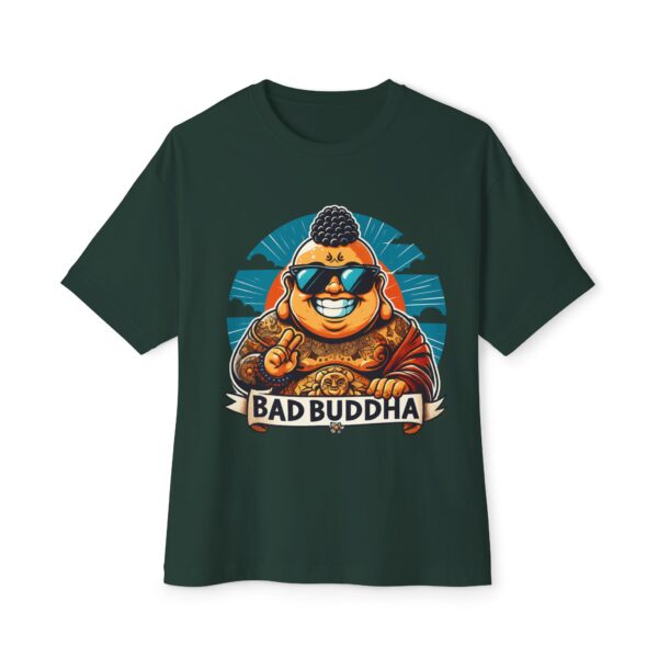 My Aura is Pissed. Bad Buddha Unisex Oversized Boxy Tee