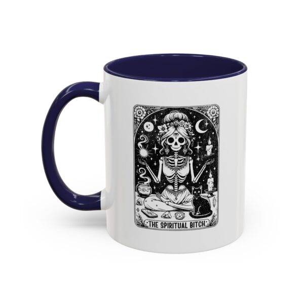 Tarot, Tea & Zero Tolerance - Spiritual B*tch Tarot Card Mug 11 oz