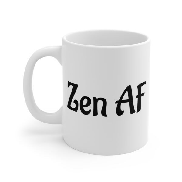 Caffeinate & Meditate. Bad Buddha 11oz Mug - Zen AF