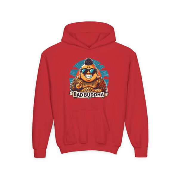 Kindness is Conditional: Bad Buddha Youth Heavy Blend Hooded Sweatshirt
