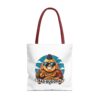 Emotional Baggage Handlers Tote Bag: Zen AF and Bad Buddha logo