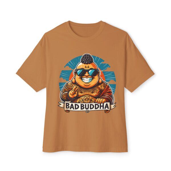 My Aura is Pissed. Bad Buddha Unisex Oversized Boxy Tee
