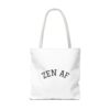 Emotional Baggage Handlers Tote Bag: Zen AF and Bad Buddha logo
