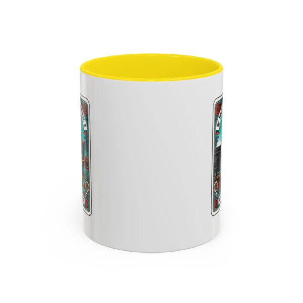 Hot Coffee, Cold Cases - True Crime Junkie Tarot Card Mug 11 oz