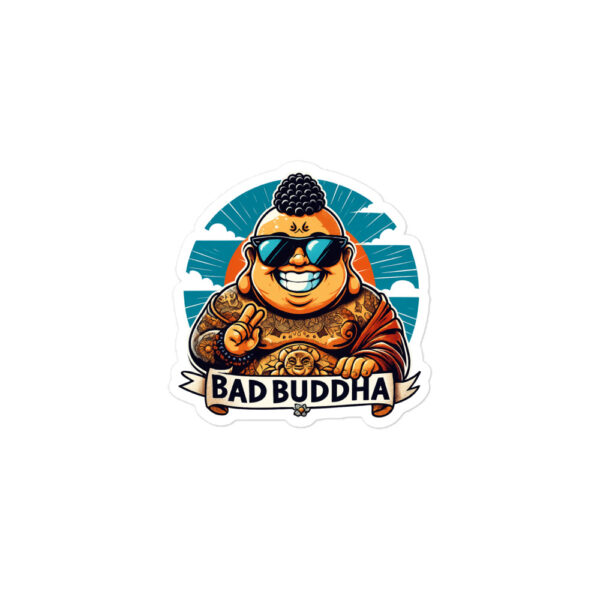 Sassy Soul Bad Buddha Bubble-free stickers