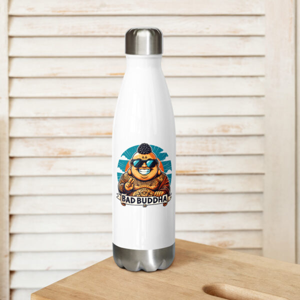 Hydrate Your Soul & Your Sarcasm with a Bad Buddha Stainless steel water bottle