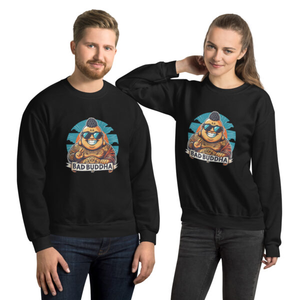 Awakened But Cold - Bad Buddha Unisex Sweatshirt