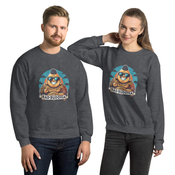 Awakened But Cold - Bad Buddha Unisex Sweatshirt