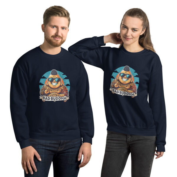 Awakened But Cold - Bad Buddha Unisex Sweatshirt