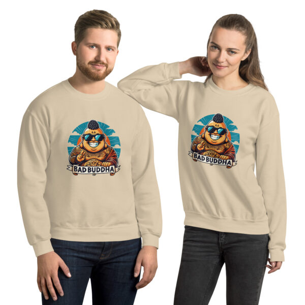 Awakened But Cold - Bad Buddha Unisex Sweatshirt