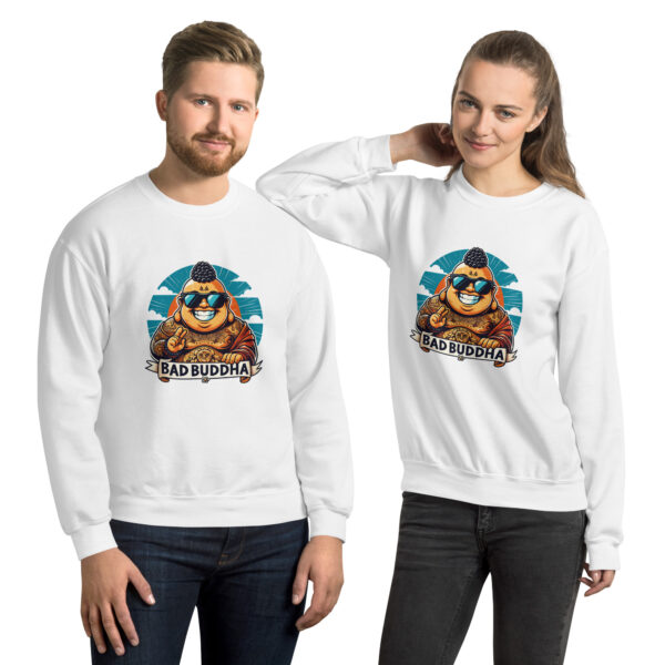 Awakened But Cold - Bad Buddha Unisex Sweatshirt