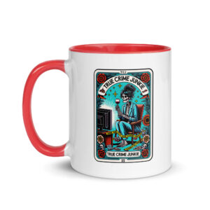 Hot Coffee, Cold Cases - True Crime Junkie Tarot Card Mug